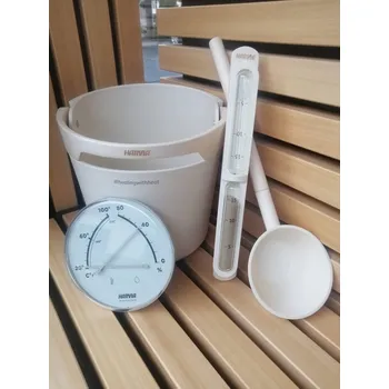 Příslušenství do sauny Sada Harvia Helmi Slonová Kost