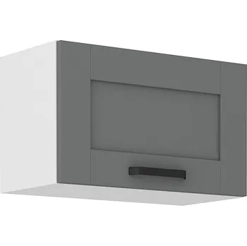 Kuchyňská skříňka Horní výklopná skříňka na digestoř LUNA DUSTGREY / BÍLÝ MAT 60 GU-36 1F