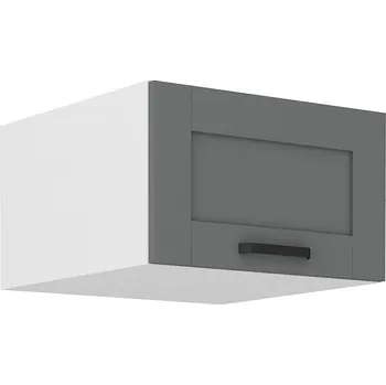 Kuchyňská skříňka Horní nadstavbová skříňka LUNA DUSTGREY / BÍLÝ MAT 60 NAGU-36 1F