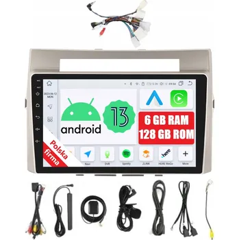 Autorádio 2DIN AUTORÁDIO S NAVIGACÍ ANDROID TOYOTA COROLLA VERSO AR10 6 GB DSP CARPLAY LTE