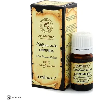 AROMATIKA Skořicový olej, 100% přírodní, Aromatika, 5 ml
