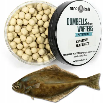 Boilies Dumbells Wafters 6mm HALIBUT 75 Ml Účinná Nástraha na Kapra a Amura