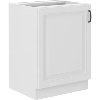 Kuchyňská skříňka Spodní dveřová skříňka STILO BÍLÁ / BÍLÝ MAT 60 D 1F BB