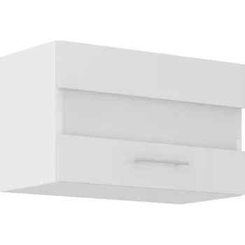 Kuchyňská skříňka Horní výklopná prosklená skříňka LARA WHITE 60 GUS-36 1F