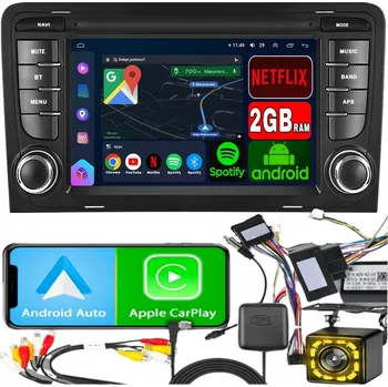 Autorádio AUTORÁDIO pro AUDI A3 Android CarPlay GPS WiFi RDS Navigace 2GB RAM