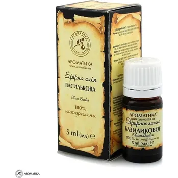 AROMATIKA Bazalkový olej, Aromatika, 5 ml