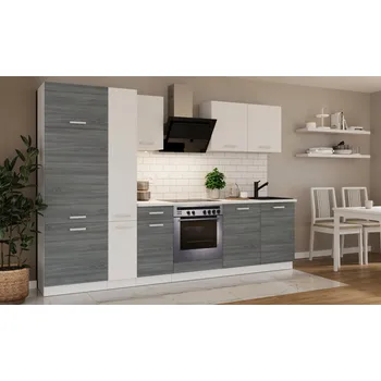 Kuchyňská linka Kuchyňská linka TONI 290 DUB RIBBECK / BÍLÝ MAT