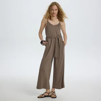 Dámské šaty Reserved - Overal s modalem - kávová - XO724-84X - XO724-84X-XL