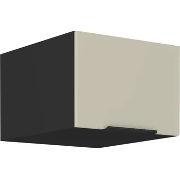 Kuchyňská skříňka Horní nadstavbová skříňka ARONA ČERNÝ MAT / KAŠMÍR 50 NAGU-36 1F