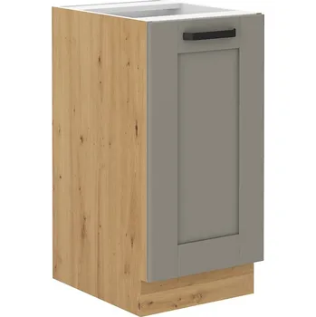 Kuchyňská skříňka Spodní dveřová skříňka LUNA CLAYGREY / DUB ARTISAN 40 D 1F BB