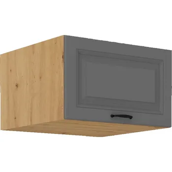 Kuchyňská skříňka Horní nadstavbová skříňka STILO DUSTGREY / DUB ARTISAN 60 NAGU-36 1F