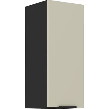 Kuchyňská skříňka Horní dveřová skříňka ARONA ČERNÝ MAT / KAŠMÍR 30 G-72 1F