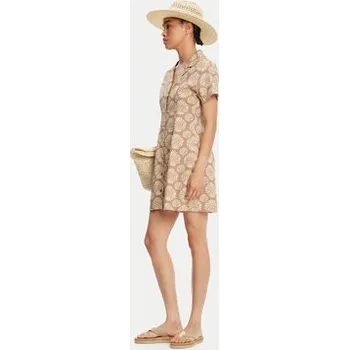 Dámské šaty Roxy Košilové šaty Happy Shiny Girls ERJWD03881 Hnědá Regular Fit S