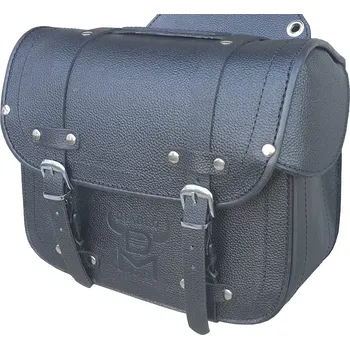 Zavazadlo na motocykl DIABLO MOTO kožené brašny na motorku Chopper 2x20 l ZIP (Sedlové brašny kožené na motorku)