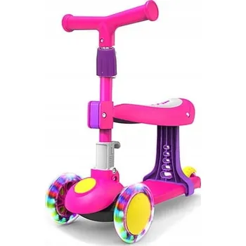 Koloběžka TŘÍKOLOVÁ KOLOBĚŽKA SE SVĚTLEM A SEDÁTKEM