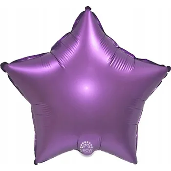 Balónek FÓLIOVÝ BALÓNEK HVĚZDA LILKOVÁ 45 CM NAROZENINY