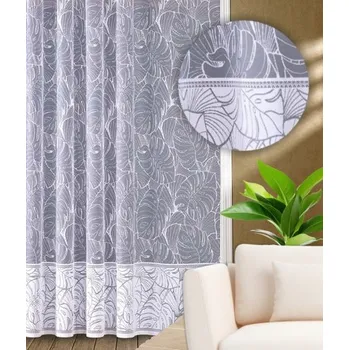 Záclona Marta výška 130 cm bílá