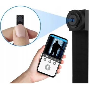 IP kamera Mini kamera špionážní v pásku draVires WiFi knoflík magnet
