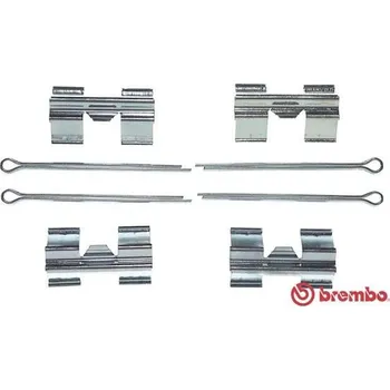 Přislušenství brzdového systému Sada příslušenství, obložení kotoučové brzdy BREMBO A 02 257