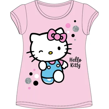 Dívčí tričko Růžové tričko Hello Kitty, vel. 104-128cm Velikost: 104cm