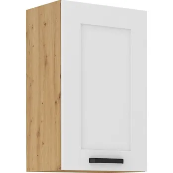 Kuchyňská skříňka Horní dveřová skříňka LUNA BÍLÁ / DUB ARTISAN 45 G-72 1F