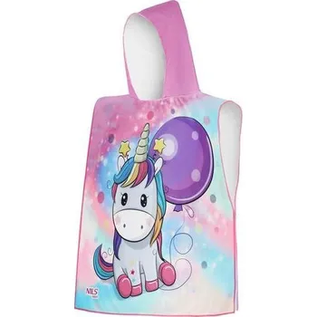 Ručník - pončo z mikrovlákna NILS aqua NAR20 Unicorn