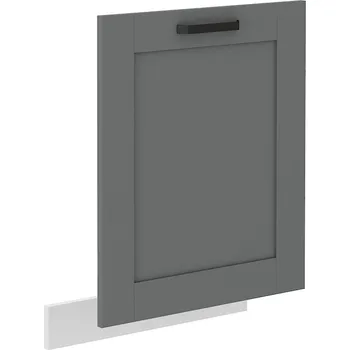 Kuchyňská skříňka Dvířka na vestavnou myčku 60cm LUNA DUSTGREY / BÍLÝ MAT ZM 713x596