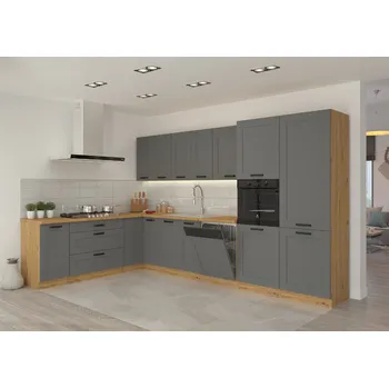Kuchyňská linka Kuchyňská linka LUNA DUSTGREY / DUB ARTISAN V