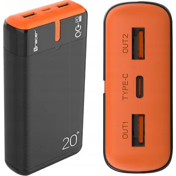 Powerbanka POWER BANKA 20000mAh USB-C PD 20W QC3.0 22.5W POWERBANKA BEZPEČNÉ NABÍJENÍ