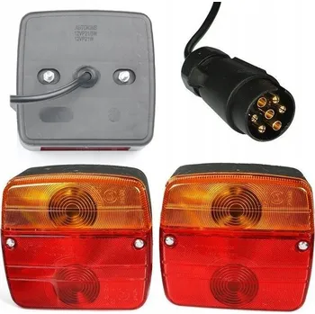 Zadní světlomet ZADNÍ SVĚTLA PRO PŘÍVĚS MAGNET 12V 24V E4