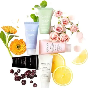 Pleťová maska MARY & MAY Vegan Wash Off Mask Mini Gift Set 5 x 30 ml