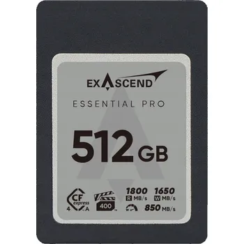 Paměťová karta Paměťová karta Exascend Essential Pro CFexpress A 4.0 512GB