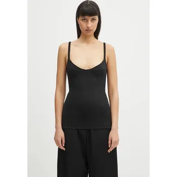 Bavlněný top Our Legacy Cami Tank, 34, černá, 99X