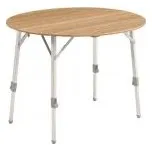 Outwell Custer Round Hnědá stůl + DÁREK DLE VÝBĚRU!