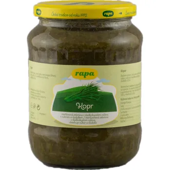 konzervovaná zelenina RAPA Kopr 620 g