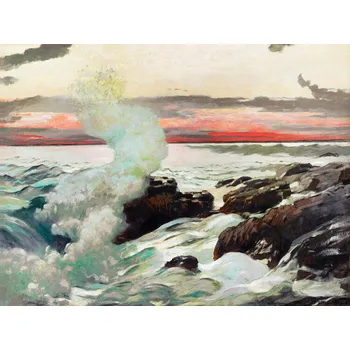 Plakát Plakát, Obraz - Seaside Sunset, Winslow Homer