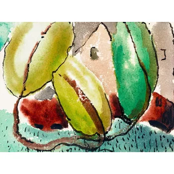 Plakát Plakát, Obraz - House with Trees, Arthur Dove