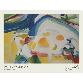 Plakát Plakát, Obraz - The Cow (1910), Wassily Kandinsky