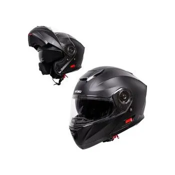 Helma na motorku Výklopná moto přilba W-TEC Cullo - fluo žlutá, XS(53-54)