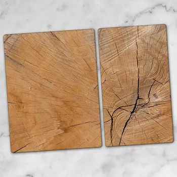 Obraz Stylové a Odolné Skleněné Desky s potiskem Dřevo Prasklina 40x52 a 30x52