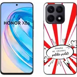 Gelový kryt mmCase na Honor X8a - vtipný text 15 bílé pozadí