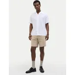 Jack & Jones Šortky z materiálu Stace 12271357 Béžová Relaxed Fit XL