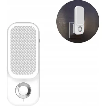 Nástěnné svítidlo NOČNÍ LAMPA DO ZÁSUVKY LED S ČIDLEM POHYBU A SOUMRAKU