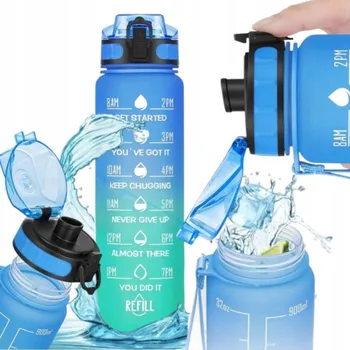 Household Sportovní láhev na vodu DRINK-FIT 1000 ml / Modrá