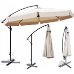Ekspan Stabilní zahradní slunečník 350 cm s UV ochranou Barva: Béžová