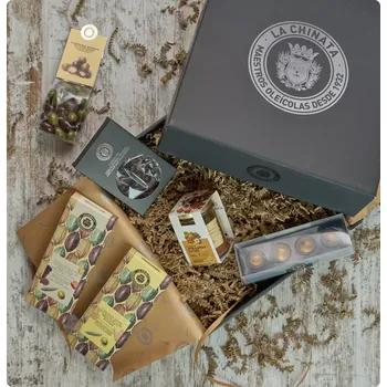 Dárkový potravinový koš LA CHINATA Box L Čokoláda