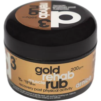 Masážní přípravek Regenerační krém D3 Gold Rehab Rub 200 ml