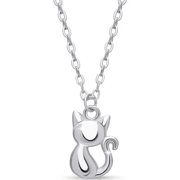 Řetízek Stříbrný řetízek s kočičkou 2430