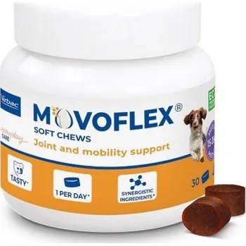VIRBAC Movoflex M Měkké kloubní krokety pro psy od 15 do 35 kg -30 kroket