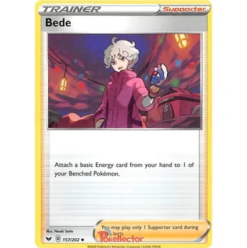 Sběratelská karetní hra Bede 157/202 - Sword & Shield Typ karty: Reverse Holo